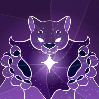 Sona icon - Purple Bear holding a star in paws.